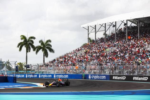1 Max Verstappen NLD, Oracle Red Bull Racing , F1 Grand Prix of Miami at Miami International Autodrome on May 7, 2023 in Miami, United States of America Photo by HOCH ZWEI Miami United States of America