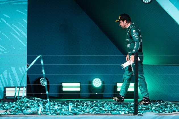 14 Fernando Alonso ESP, Aston Martin Aramco Cognizant F1 Team , F1 Grand Prix of Miami at Miami International Autodrome on May 7, 2023 in Miami, United States of America Photo by HOCH ZWEI Miami United States of America