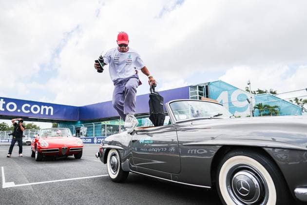 44 Lewis Hamilton GBR, Mercedes AMG Petronas F1 Team , F1 Grand Prix of Miami at Miami International Autodrome on May 7, 2023 in Miami, United States of America Photo by HOCH ZWEI Miami United States of America