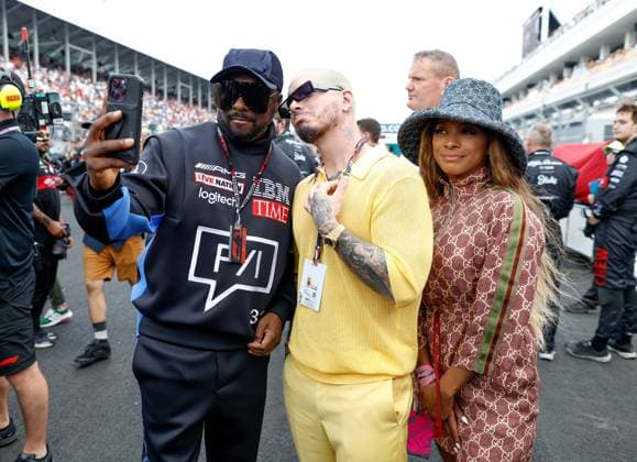 William James Adams Jr aka Will i am, Jose Alvaro Osorio Balvin aka J Balvin, F1 Grand Prix of Miami at Miami International Autodrome on May 7, 2023 in Miami, United States of America Photo by HOCH ZWEI Miami United States of America