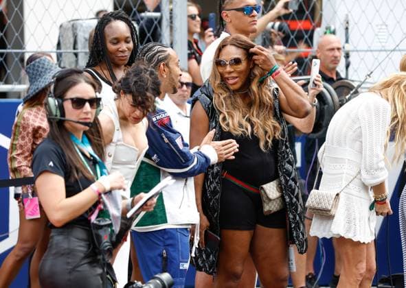 Christopher Brian Bridges aka Ludacris, Serena Williams, F1 Grand Prix of Miami at Miami International Autodrome on May 7, 2023 in Miami, United States of America Photo by HOCH ZWEI Miami United States of America
