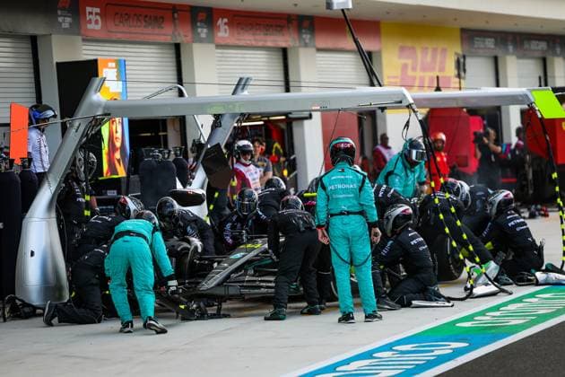 44 Lewis Hamilton GBR, Mercedes AMG Petronas F1 Team , F1 Grand Prix of Miami at Miami International Autodrome on May 7, 2023 in Miami, United States of America Photo by HOCH ZWEI Miami United States of America