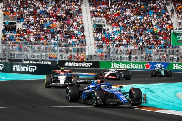 23 Alexander Albon THA, Williams Racing , F1 Grand Prix of Miami at Miami International Autodrome on May 7, 2023 in Miami, United States of America Photo by HOCH ZWEI Miami United States of America