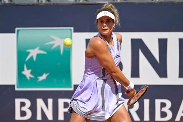 Photo Fabrizio Corradetti LaPresse May 09 2023 Rome, Italy Tennis Internazionali BNL d Italia 2023 Mayar Sherif (EGY) vs Anna Blinkova (RUS) In the pic: Mayar Sherif (EGY)  Copyright: xFabrizioxCorradettix xLaPressex