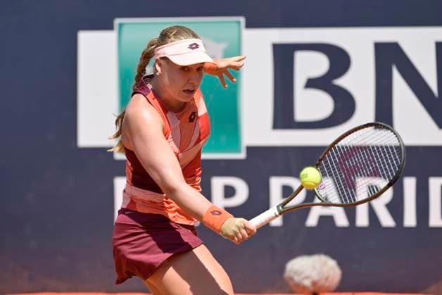 Photo Fabrizio Corradetti LaPresse May 09 2023 Rome, Italy Tennis Internazionali BNL d Italia 2023 Mayar Sherif (EGY) vs Anna Blinkova (RUS) In the pic: Anna Blinkova (RUS)  Copyright: xFabrizioxCorradettix xLaPressex
