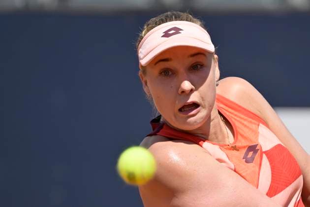 Photo Fabrizio Corradetti LaPresse May 09 2023 Rome, Italy Tennis Internazionali BNL d Italia 2023 Mayar Sherif (EGY) vs Anna Blinkova (RUS) In the pic: Anna Blinkova (RUS)  Copyright: xFabrizioxCorradettix xLaPressex
