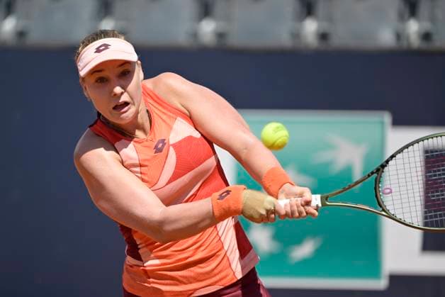 Photo Fabrizio Corradetti LaPresse May 09 2023 Rome, Italy Tennis Internazionali BNL d Italia 2023 Mayar Sherif (EGY) vs Anna Blinkova (RUS) In the pic: Anna Blinkova (RUS)  Copyright: xFabrizioxCorradettix xLaPressex