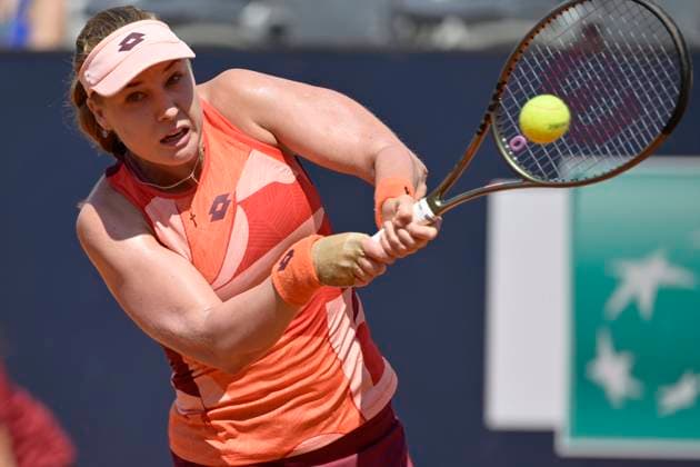Photo Fabrizio Corradetti LaPresse May 09 2023 Rome, Italy Tennis Internazionali BNL d Italia 2023 Mayar Sherif (EGY) vs Anna Blinkova (RUS) In the pic: Anna Blinkova (RUS)  Copyright: xFabrizioxCorradettix xLaPressex