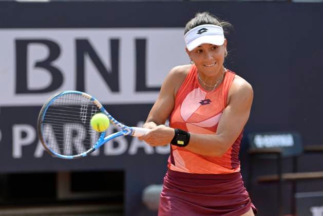 Photo Fabrizio Corradetti LaPresse May 09 2023 Rome, Italy Tennis Internazionali BNL d Italia 2023 Xiyu Wang (CHN) vs Lucrezia Stefanini (ITA) In the pic:  Copyright: xFabrizioxCorradettix xLaPressex