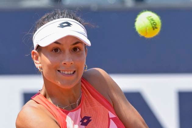 Photo Fabrizio Corradetti LaPresse May 09 2023 Rome, Italy Tennis Internazionali BNL d Italia 2023 Xiyu Wang (CHN) vs Lucrezia Stefanini (ITA) In the pic: Lucrezia Stefanini (ITA)  Copyright: xFabrizioxCorradettix xLaPressex