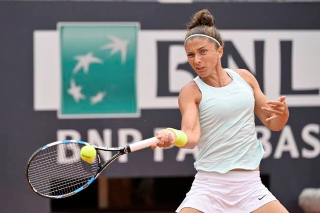 Photo Fabrizio Corradetti LaPresse May 10 2023 Rome, Italy Tennis Internazionali BNL d Italia 2023 Anastasia Pavlyuchenkova (RUS) vs Sara Errani (ITA) In the pic: Sara Errani (ITA)  Copyright: xFabrizioxCorradettix xLaPressex