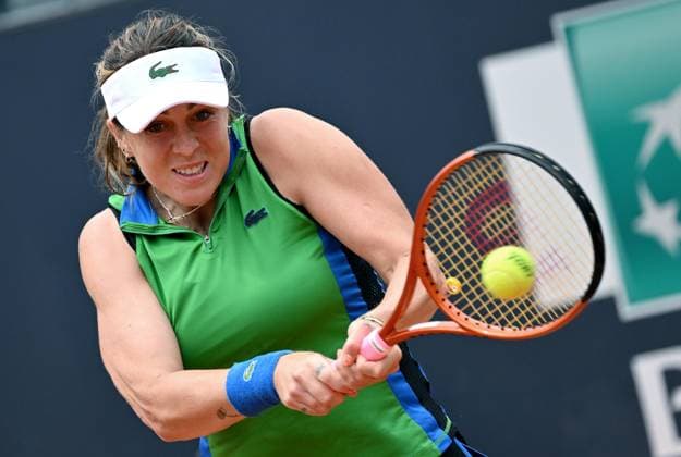May 10, 2023, Rome, Italy: ANASTASIA PAVLYUCHENKOVA of Russia in action against S. Errani of Italy during her women s singles first-round match at the Italian Open tennis tournament in Rome, Italy. Rome Italy - ZUMAa110 20230510_zaf_a110_051 Copyright: xEttorexFerrarix