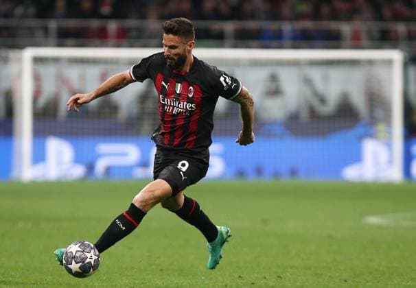 Foto Spada LaPresse 10 Maggio 2023 - Milano , Italia - calcio - Ac Milan vs Fc Internazionale - Champions League semi-finale andata - Stadio San Siro Nella foto : Olivier Giroud (AC Milan) May 10 , 2023 Milan , Italy - sport, calcio - Ac Milan vs Fc Internazionale - Champions League semi-final first leg - San Siro Stadium In the pic : Olivier Giroud (AC Milan)  Copyright: xSpada LaPressex