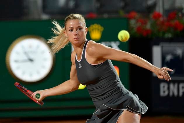 Photo Fabrizio Corradetti LaPresse May 10 2023 Rome, Italy Tennis Internazionali BNL d Italia 2023 Arantxa Rus (NED) vs Camila Giorgi (ITA) In the pic: Camila Giorgi (ITA)  Copyright: xFabrizioxCorradettix xLaPressex