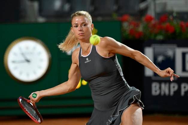 Photo Fabrizio Corradetti LaPresse May 10 2023 Rome, Italy Tennis Internazionali BNL d Italia 2023 Arantxa Rus (NED) vs Camila Giorgi (ITA) In the pic: Camila Giorgi (ITA)  Copyright: xFabrizioxCorradettix xLaPressex