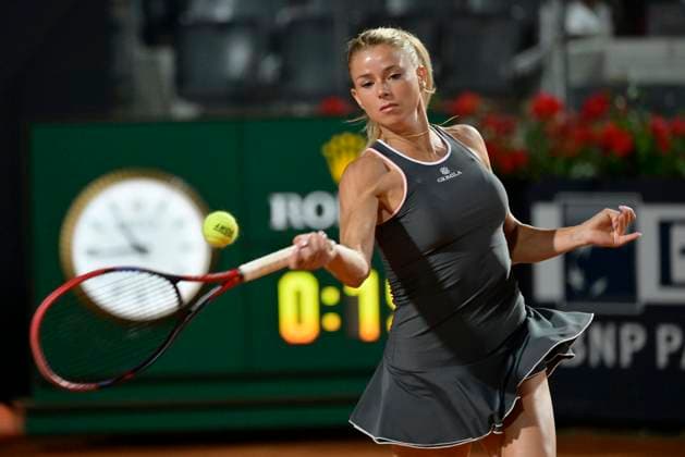 Photo Fabrizio Corradetti LaPresse May 10 2023 Rome, Italy Tennis Internazionali BNL d Italia 2023 Arantxa Rus (NED) vs Camila Giorgi (ITA) In the pic: Camila Giorgi (ITA)  Copyright: xFabrizioxCorradettix xLaPressex