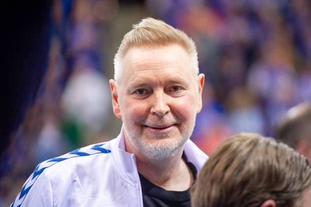 Tore Aleksandersen Allianz MTV Stuttgart, coach , joy after 3 0 victory of his team Allianz MTV Stuttgart SC Potsdam, playoff final game 3, sports, volleyball, women, 1 Bundesliga, VBL, 10 05 2023, Stuttgart SCHARRena , DEU Allianz MTV Stuttgart SC Potsdam, playoff final game 3, sports, volleyball, women, 1 Bundesliga, VBL, 10 05 2023, Stuttgart SCHARRena , DEU Stuttgart Copyright: xSandyxDinkelackerx EP_SDR