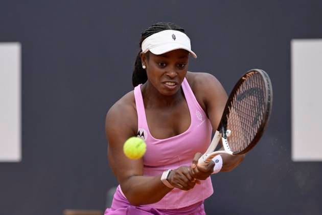 Photo Fabrizio Corradetti LaPresse May 11 2023 Rome, Italy Tennis Internazionali BNL d Italia 2023 Victoria Azarenka (BLR) vs Sloane Stephens (USA) In the pic: Sloane Stephens (USA)  Copyright: xFabrizioxCorradettix xLaPressex