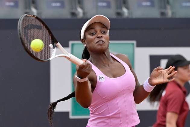 Photo Fabrizio Corradetti LaPresse May 11 2023 Rome, Italy Tennis Internazionali BNL d Italia 2023 Victoria Azarenka (BLR) vs Sloane Stephens (USA) In the pic: Sloane Stephens (USA)  Copyright: xFabrizioxCorradettix xLaPressex