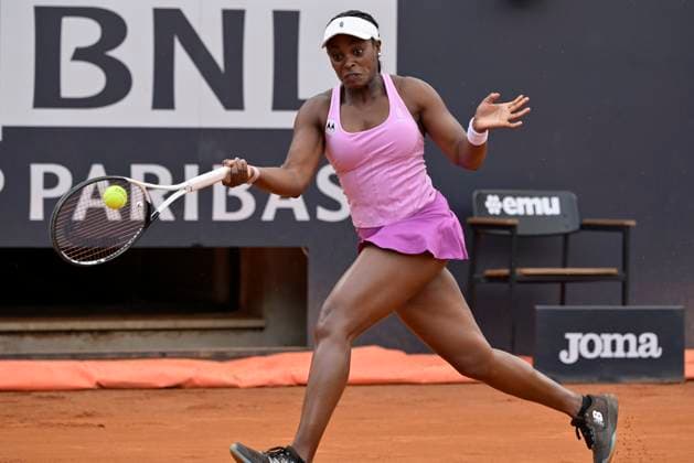 Photo Fabrizio Corradetti LaPresse May 11 2023 Rome, Italy Tennis Internazionali BNL d Italia 2023 Victoria Azarenka (BLR) vs Sloane Stephens (USA) In the pic: Sloane Stephens (USA)  Copyright: xFabrizioxCorradettix xLaPressex