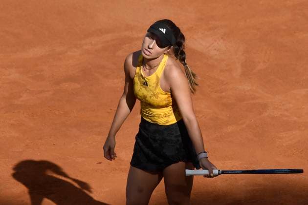 Jessica Pegula of United States of America during her match against Taylor Townsend of United States of America at the Internazionali BNL d Italia tennis tournament at Foro Italico in Rome, Italy on May 11th, 2023. antoniettaxbaldassarre