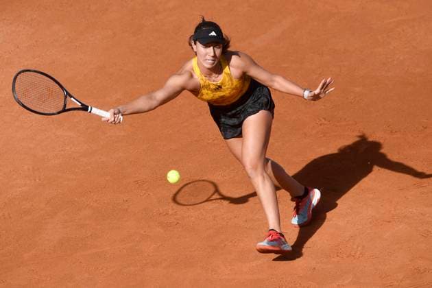Jessica Pegula of United States of America during her match against Taylor Townsend of United States of America at the Internazionali BNL d Italia tennis tournament at Foro Italico in Rome, Italy on May 11th, 2023. antoniettaxbaldassarre