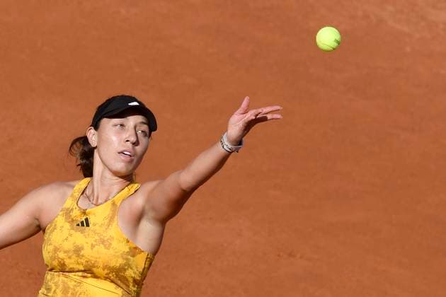 Jessica Pegula of United States of America during her match against Taylor Townsend of United States of America at the Internazionali BNL d Italia tennis tournament at Foro Italico in Rome, Italy on May 11th, 2023. antoniettaxbaldassarre