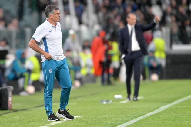 Photo Tano Pecoraro LaPresse May 11, 2023 - Turin, Italy Soccer Juventus vs Siviglia - UEFA Europa League 2022 2023 - Allianz Stadium In the photo: Jose Luis Mendilibar coach  Copyright: xTanoxPecoraro LaPressex