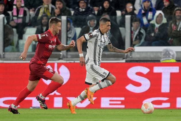 Photo Tano Pecoraro LaPresse May 11, 2023 - Turin, Italy Soccer Juventus vs Siviglia - UEFA Europa League 2022 2023 - Allianz Stadium In the photo: di maria  Copyright: xTanoxPecoraro LaPressex