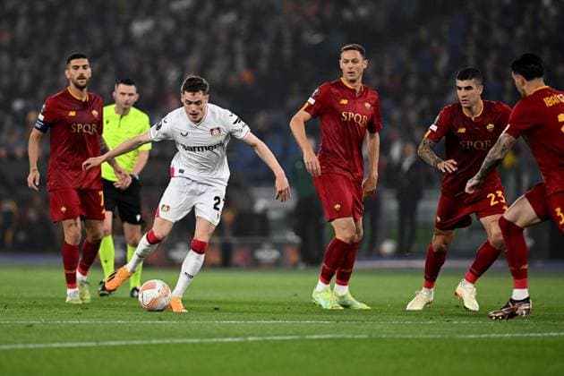 Football, EL semi-final, History, AS Roma - Bayer 04 Leverkusen, Archive pictures