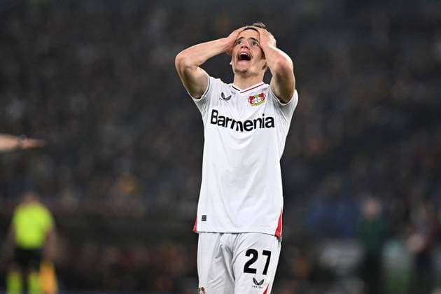 Florian Wirtz of Bayer Leverkusen during the UEFA Europa League match between AS Roma and Bayer Leverkusen at Stadio Olimpico on May 11, 2023 in Rome, Italy.  Copyright: xGennaroxMasi LiveMediax xipa-agex xLivexMediax 0 IPA_IPA37877156