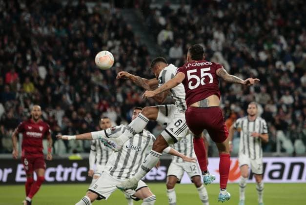 football Europa League match - Semifinal - Juventus FC vs Sevilla FC during the Uefa Europa League semi-final, first leg, football match between Juventus Fc and Sevilla Fc on 11 May 2023 at Allianz Stadium, Turin, Italy. Photo Nderim Kaceli Turin Allianz Stadium Italy Copyright: xNderimxKacelix xLiveMediax LPS_935246