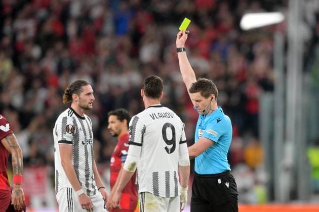 Photo Tano Pecoraro LaPresse May 11, 2023 - Turin, Italy Soccer Juventus vs Siviglia - UEFA Europa League 2022 2023 - Allianz Stadium In the photo: Daniel Siebert referee  Copyright: xTanoxPecoraro LaPressex