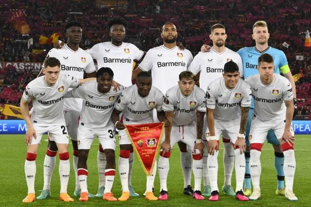football Europa League match - Semifinal - AS Roma vs Bayer 04 Leverkusen during the first leg of the Semi-final of the UEFA Europa League between A.S. Roma vs Bayer 04 Leverkusen on May 11, 2023 at the Stadio Olimpico in Rome. Rome Olimpico stadium Italy Copyright: xDomenicoxCippitellix xLiveMediax LPS_935504