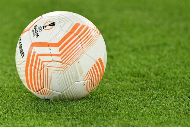 Europa League Roma v Bayer Leverkusen Official Europa League ball during football Europa League Roma v Bayer Leverkusen on May 11st, 2023 in Olympic stadium Rome, Italy. Imago-Images Emmefoto Copyright: xImago-Images Emmefotox
