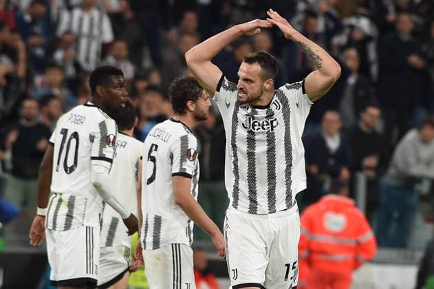 IPP20230511 Football - soccer: UEFA Europa League 2022 2023, Juventus F.C. - Sevilla FC, esulta federico gatti (Verwendung nur in Deutschland - GERMANY ONLY) *** IPP20230511 Football soccer UEFA Europa League 2022 2023, Juventus F C Sevilla FC, esulta federico gatti use only in Germany GERMANY ONLY 