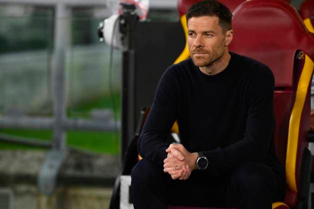 AS Roma v Bayer 04 Leverkusen: Semi-Final First Leg - UEFA Europa League Xabi Alonso of Bayer 04 Leverkusen during the first leg of the Semi-final of the UEFA Europa League between A.S. Roma vs Bayer 04 Leverkusen on May 11, 2023 at the Stadio Olimpico in Rome. Rome Italy Italy  Copyright: xDomenicoxCippitellix originalFilename:cippitelli-asromavs230511_npmQ2.jpg