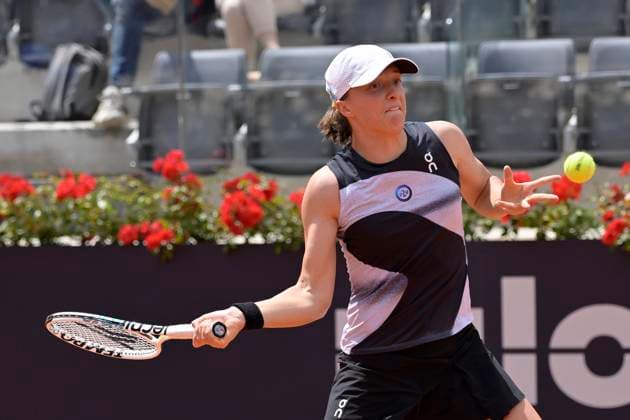 Photo Fabrizio Corradetti LaPresse May 12 2023 Rome, Italy Tennis Internazionali BNL d Italia 2023 Iga Swiatek (POL) vs Anastasia Pavlychenkova (RUS) In the pic: Iga Swiatek (POL)  Copyright: xFabrizioxCorradettix xLaPressex