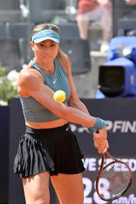 Photo Fabrizio Corradetti LaPresse May 12 2023 Rome, Italy Tennis Internazionali BNL d Italia 2023 IOns Jabeur (TUN) vs Paula Badosa (ESP) In the pic: Paula Badosa (ESP)  Copyright: xFabrizioxCorradettix xLaPressex