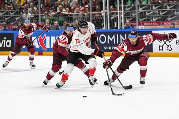 Ice Hockey, World Championship, Latvia - Canada