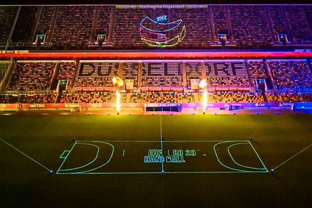 European Handball Championship 2024, sports venue, Merkur Spiel-Arena in Düsseldorf
