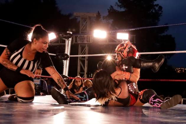 May 12, 2023, Mexico City, Mexico: Mexico City s Secretary of Culture presents a women s wrestling performance at the Revolution Monument in Mexico City. on May 12, 2023 in Mexico City, Mexico Mexico City Mexico - ZUMAe321 0247648263st Copyright: xLuisxBarronx