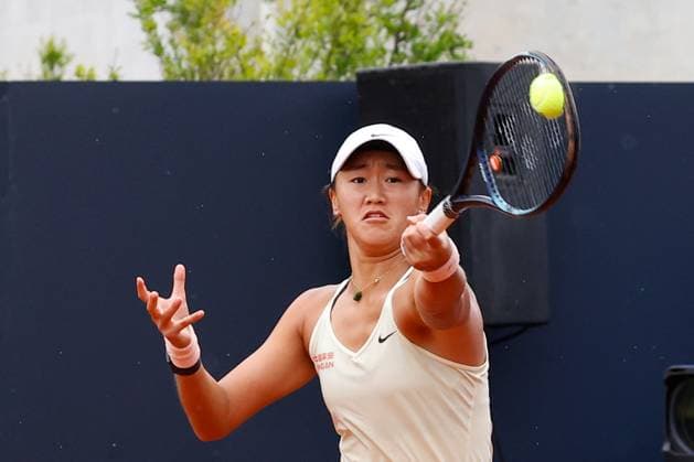 Xiyu Wang (CHN) against Taylor Townsend (USA) during Internazionali BNL d Italia (day6), Tennis Internationals in Rome, Italy, May 13 2023  Copyright: xAgnxFoto LiveMediax xipa-agency.x xLivexMediax 0 IPA_IPA37908185