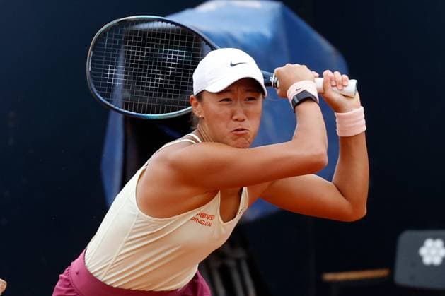 Xiyu Wang (CHN) against Taylor Townsend (USA) during Internazionali BNL d Italia (day6), Tennis Internationals in Rome, Italy, May 13 2023  Copyright: xAgnxFoto LiveMediax xipa-agency.x xLivexMediax 0 IPA_IPA37908234