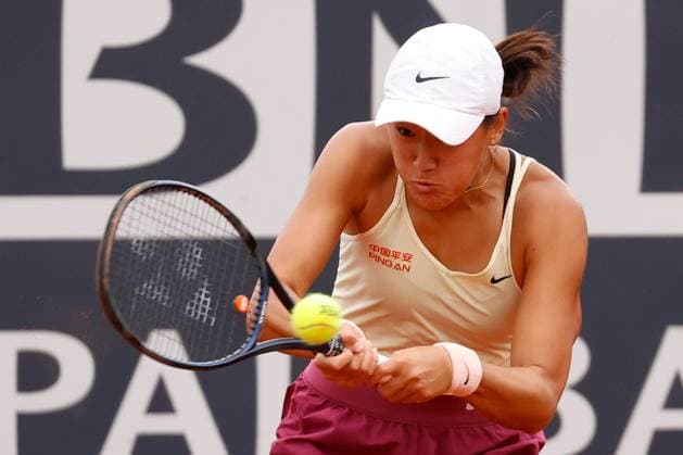 Xiyu Wang (CHN) against Taylor Townsend (USA) during Internazionali BNL d Italia (day6), Tennis Internationals in Rome, Italy, May 13 2023  Copyright: xAgnxFoto LiveMediax xipa-agency.x xLivexMediax 0 IPA_IPA37908308