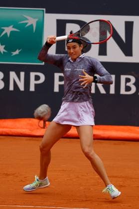May 13, 2023, Rome, Naples, Italy: Caroline Garcia (FRA) against Camila Osorio (COL) during the 2nd round of ATP, Tennis Herren 1000 in Rome against , Italy, 13 May 2023 Rome Italy - ZUMAl131 20230513_zsp_l131_029 Copyright: xCiroxDexLucax