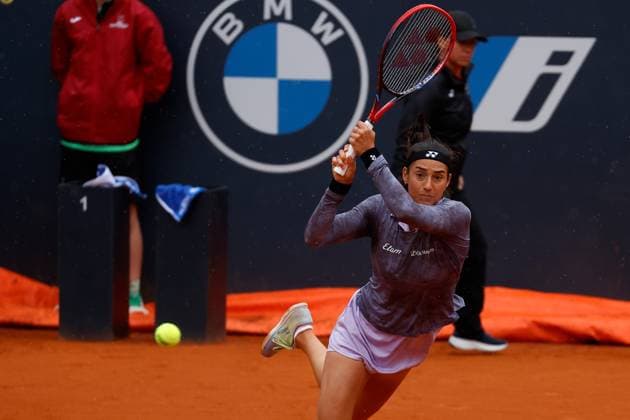 May 13, 2023, Rome, Naples, Italy: Caroline Garcia (FRA) against Camila Osorio (COL) during the 2nd round of ATP, Tennis Herren 1000 in Rome against , Italy, 13 May 2023 Rome Italy - ZUMAl131 20230513_zsp_l131_030 Copyright: xCiroxDexLucax