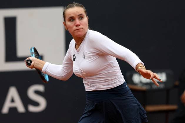 Rome, Italy 13.05.2023: Match Kalinina of Ukraine again Kenin of Usa during the Internazionali BNL d Italia tennis tournament at Foro Italico in Rome, Italy on May 13th, 2023.  Copyright: xmarcoxiacobuccix xipa-agency.netx xmarcoxiacobuccix 0 IPA_IPA37914183