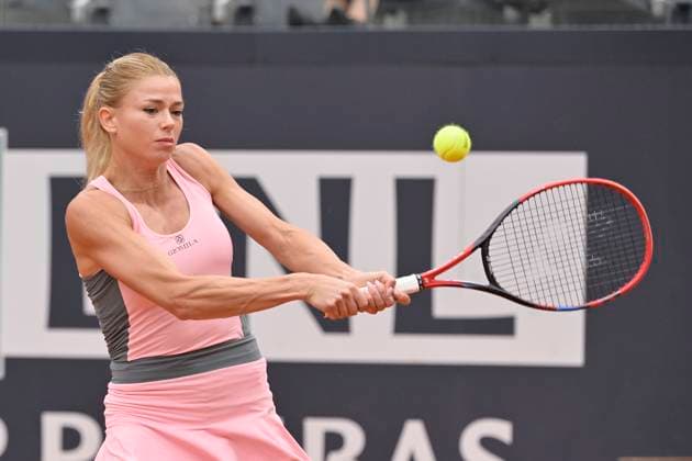Photo Fabrizio Corradetti LaPresse May 14 2023 Rome, Italy Tennis Internazionali BNL d Italia 2023 Karolina Muchova (CZE) vs Camila Giorgi (ITA) In the pic: Camila Giorgi (ITA)  Copyright: xFabrizioxCorradettix xLaPressex