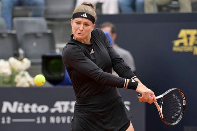Photo Fabrizio Corradetti LaPresse May 14 2023 Rome, Italy Tennis Internazionali BNL d Italia 2023 Karolina Muchova (CZE) vs Camila Giorgi (ITA) In the pic: Karolina Muchova (CZE)  Copyright: xFabrizioxCorradettix xLaPressex